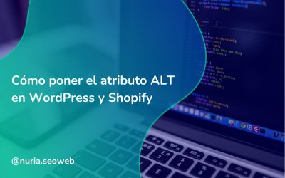 Cómo poner el atributo ALT en WordPress y Shopify